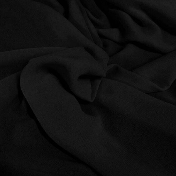 GEORGETTE DE SEDA PRETO