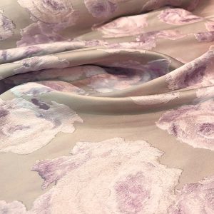 Jacquard Seda Italiano Alta Costura Nude / Rosa | 5794