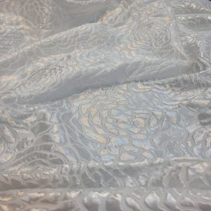 Jacquard Metálico Branco | 1834
