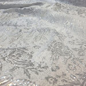 Jacquard Metálico Branco/Prata | 0710