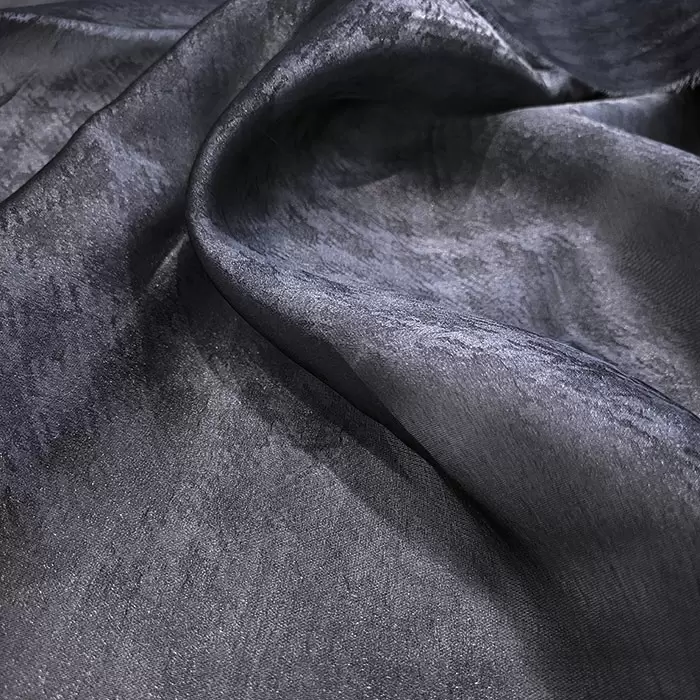 Lotex Tecidos - Organza Pied Poule Chumbo | 0325