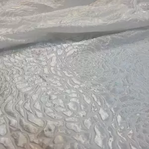 Jacquard Metálico Branco | 1834
