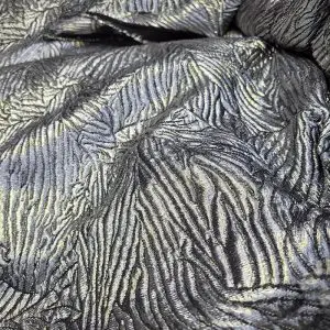 Jacquard Metálico Prata/Preto | 5420
