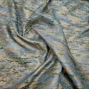 Jacquard Italiano Metálico Verde Malva| 0040